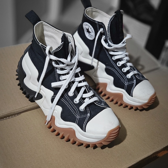 Converse All Stars Other - Converse Black and White High-Top Sneakers 8 Mens 9.5 Womens